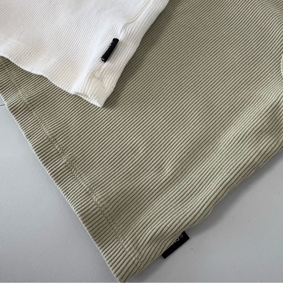 VANS Drew Ribbed Crop Tank Top Bundle Sz S - Picture 4 of 8